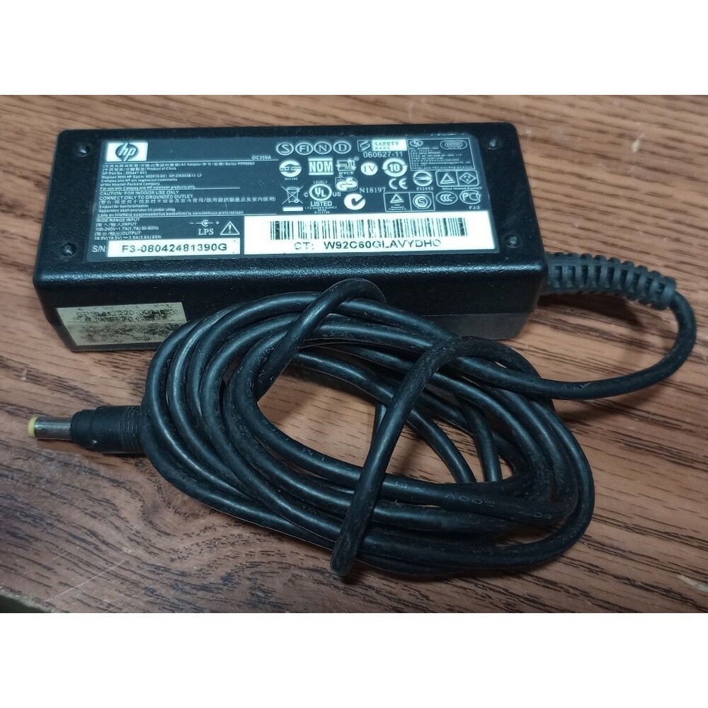 HP 18.5V 3.5A A/C Adapter 609939-001 609939-001 Grade B